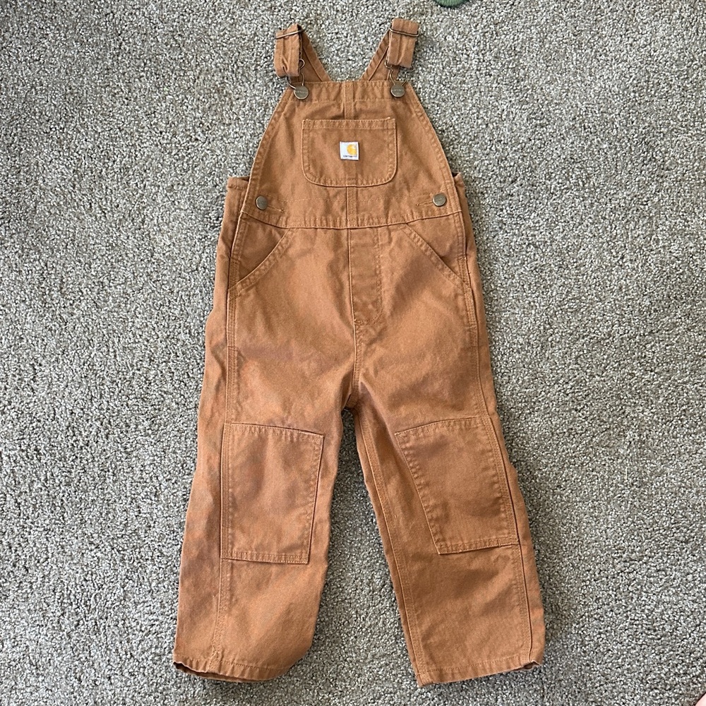 Carhartt Kids Tan Overalls